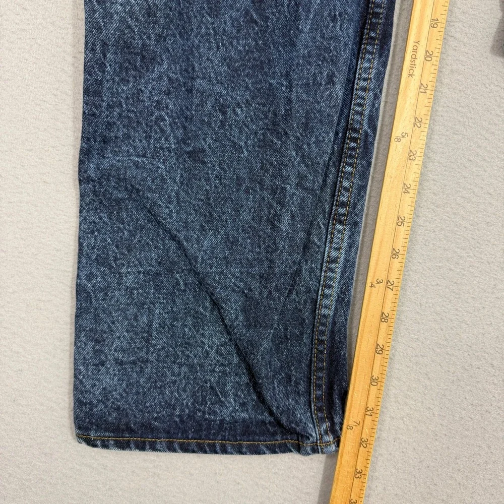 Vintage Levis 549 Jeans Men 40x32 Blue Dark Wash Straight Leg Denim Made USA 80s